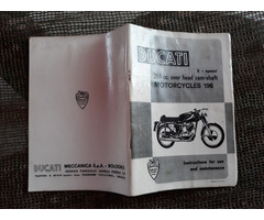 Ducati 250 Instructions maintanance Manual, 250 GT ,Monza ,Mach 1 ,Mark III ,Scrambler