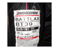 Bridgestone 120 80 17 bt39rss nagelneu