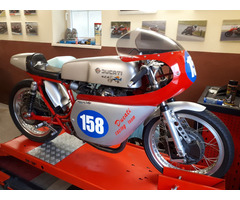 Ducati 350 Königswelle Classic-Racer Rennmotorrad Rennmaschine