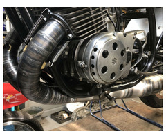 SUZUKI TR500 T500 GT500 expansie race uitlaten racer caferacer