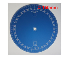 Gradscheiben aus eloxiertem Aluminium, Made in Germany