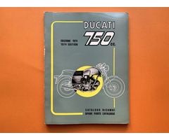 DUCATI 750 GT 750 Sport Königswelle Ersatzteilkatalog 1974