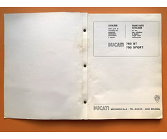 DUCATI 750 GT 750 Sport Königswelle Ersatzteilkatalog 1974