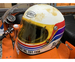 PREMIER BORN TO RACE Integralhelm Retro Vintage Design Cafe Racer