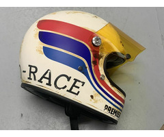 PREMIER BORN TO RACE Integralhelm Retro Vintage Design Cafe Racer