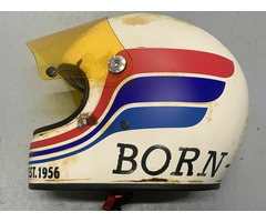 PREMIER BORN TO RACE Integralhelm Retro Vintage Design Cafe Racer