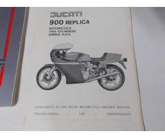 DUCATI 900 Köwe + Replica OWNERS Manual mit Schaltplan