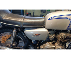 Honda CB 350 Four , Bj 74 , Lack Reifen TÜV neu Auspuff 4-4 Top