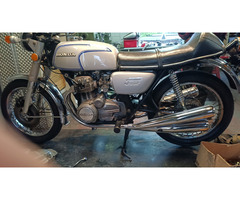 Honda CB 350 Four , Bj 74 , Lack Reifen TÜV neu Auspuff 4-4 Top