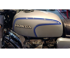 Honda CB 350 Four , Bj 74 , Lack Reifen TÜV neu Auspuff 4-4 Top