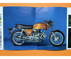 DUCATI 750 GT 1971/72 Prospekt Brochure Königswelle Bevel