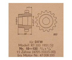 Neuteil DKW RT 200