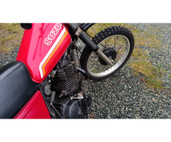 Suzuki DR 500 BJ 83 BSM Auspuff Oldtimer Scheunenfund Enduro