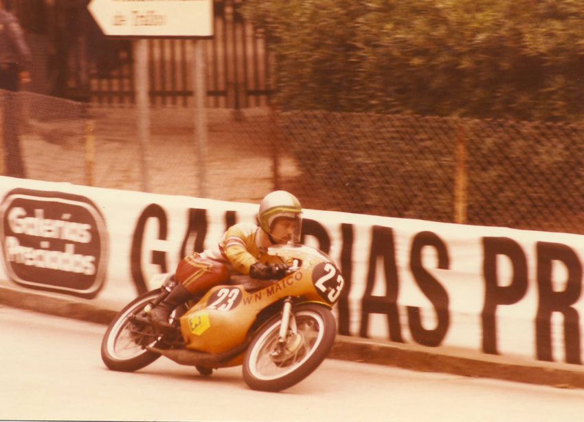 1972, Rolf Minhoff, Montjuïc Circuit Barcelona, Maico 125ccm