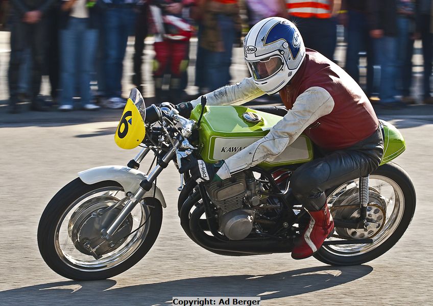 Kurt Florin, Kawasaki 500ccm H1R - A
