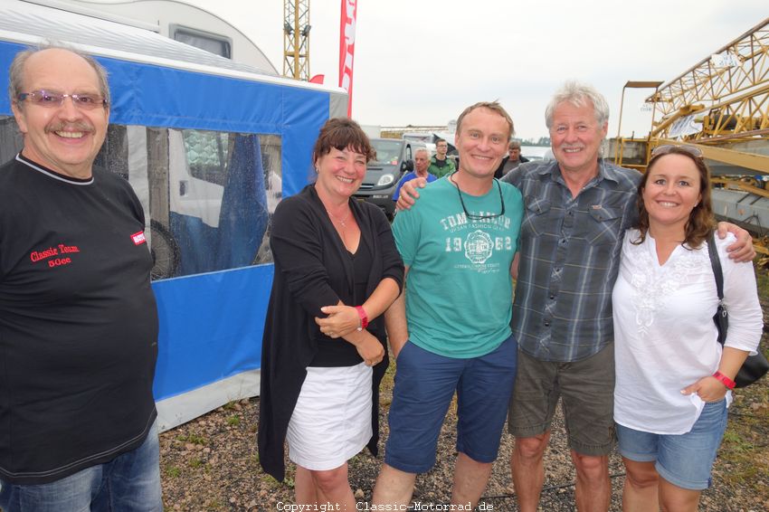 20. Zschorlauer Dreieckrennen 2016
immer guter Stimmung: die 50er Fahrer Ingo Emmerich, Ralf Waldmann, Gerold Meißner
