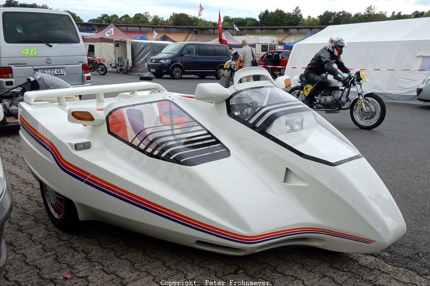 Hockenheim Classics 2016
Krauser-Domani-Gespann, wurde von Motorradzulieferer Krauser von 1988 bis 2004 gebaut.
