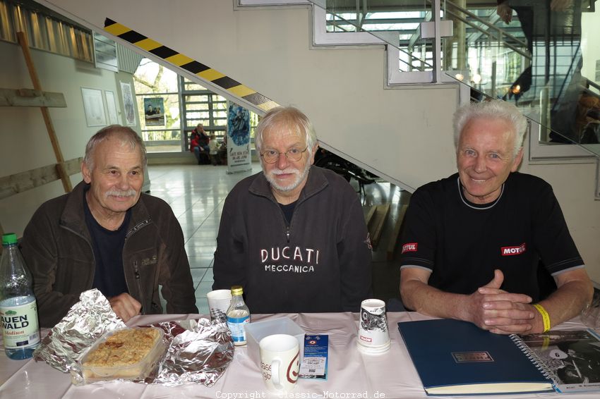 Bremen Classic Motorshow
Rolf Minhoff, Peter Frohnmeyer, Kurt Florin
