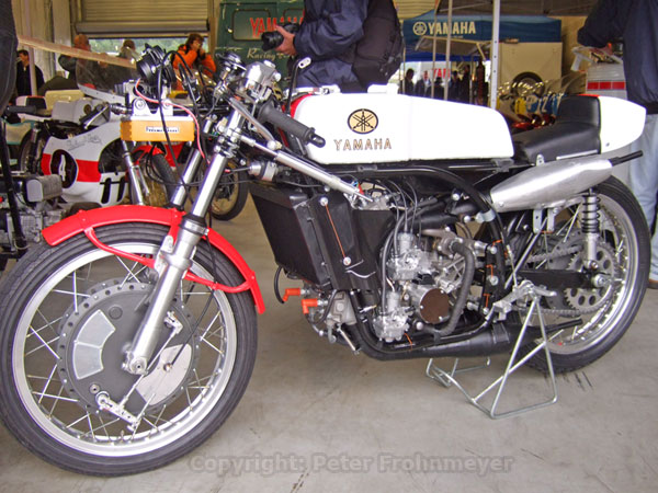 Yamaha RD05A 1968 replica
Ferry Brouwer just finished the immaculate Yamaha RD05A 1968 replica bike the day before the departure, it even ran already in the garage, but there was no time to have it running on the track yet. 
