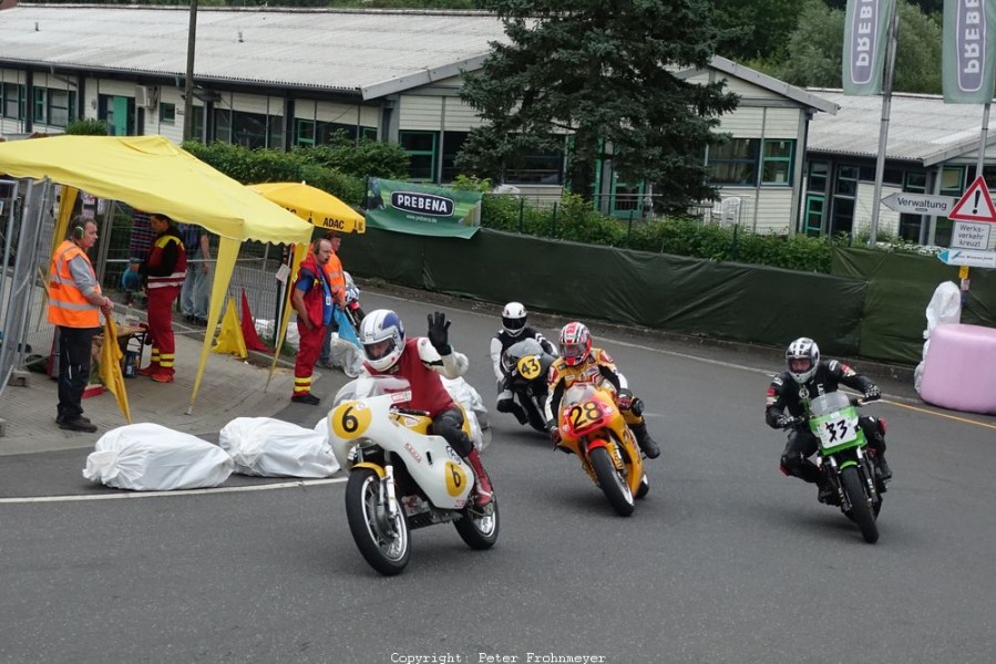 Schottenring Classic GP - 2019
(König) Kurt Florin bei seiner Abschiedsrunde als aktiver Fahrer.
