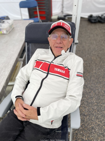 Chris Groeneweg, treuer Mechaniker im Yamaha Classic Racing Team
