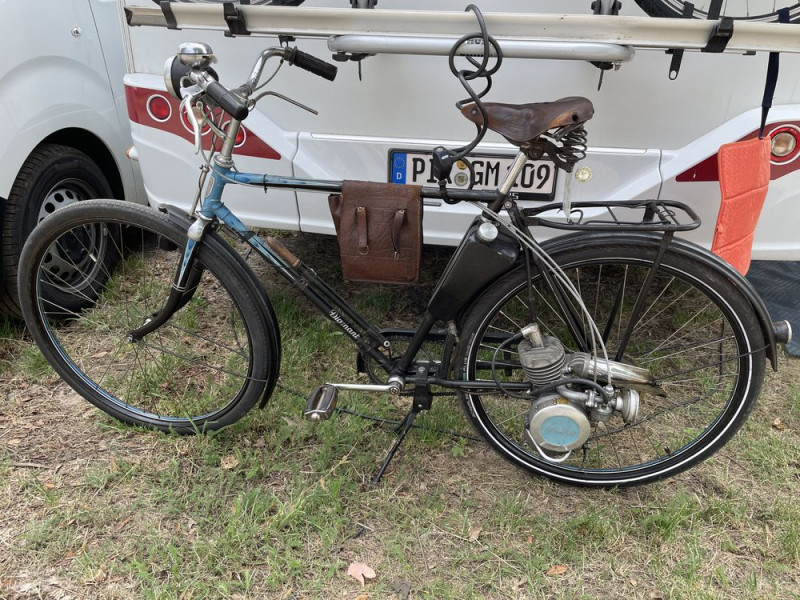 Hühnerschreck - MAW-Anbaumotor 
