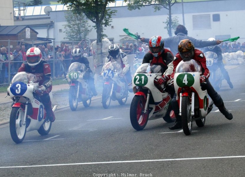 20. Zschorlauer Dreieckrennen 2016
Start der Parade Meisterklasse GP2
Foto: Hilmar Bruch
