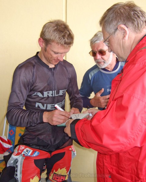 Heimspiel für Dirk Heidolf
im Hintergrund der 3malige Motorbootweltmeister Manfred Loth
