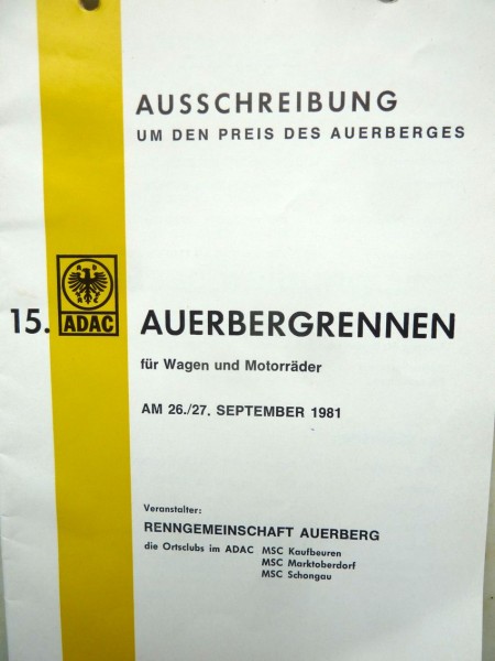 1981 I-Lizenz
Auerbergrennen 1981
