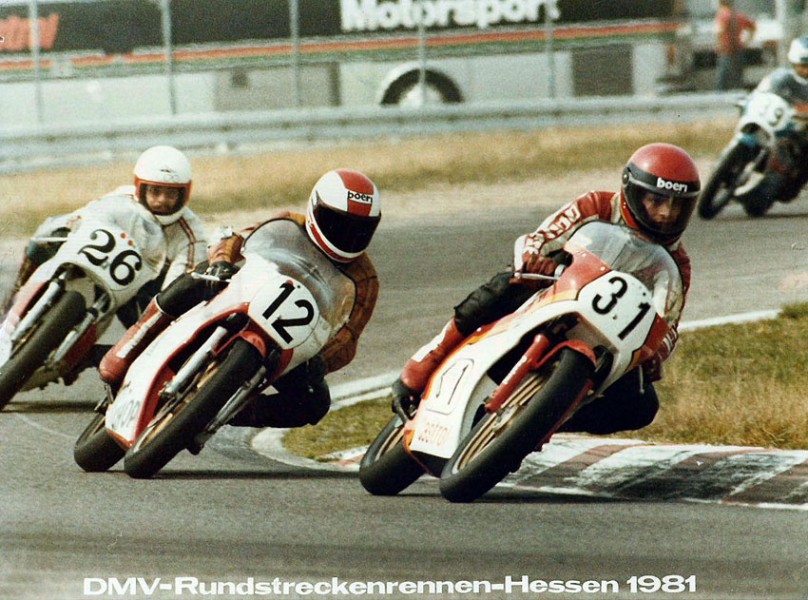 Hans Ulrich Heuer 1981 in Hockenheim
