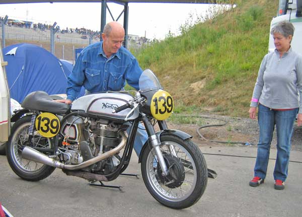 Ernst Hotopp - Norton Manx
