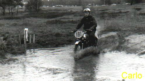 Carlo auf Maico 250
 Harz-Heide Fahrt - Munster - Mai-1968
