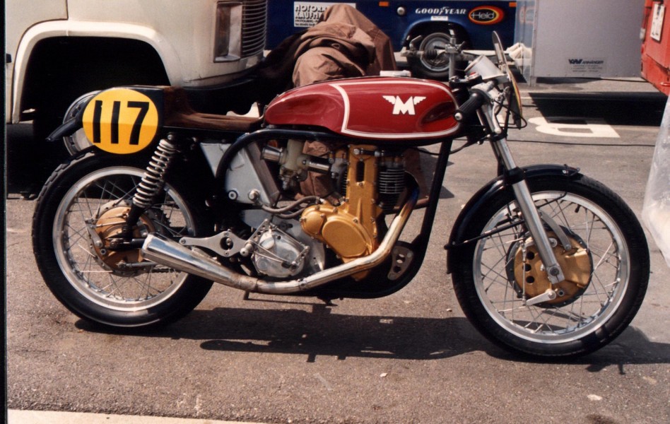 Matchless G 50
Beautiful Matchless G50 with a sleek and fine look that took part in the Historic GP in Zolder in 1987. 
