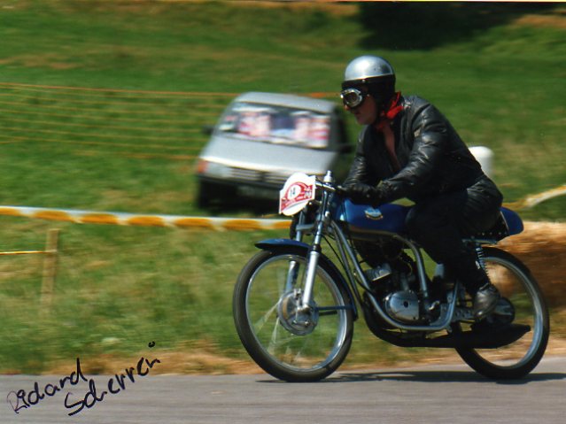 Richard Scherrer auf seiner Montial Corsa 50ccm am Mèmorial in Porrentruy 1994
