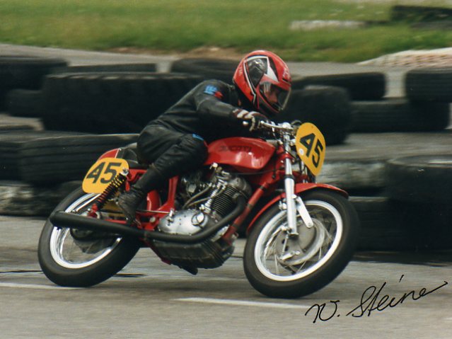 Walter Steiner auf Ducati
