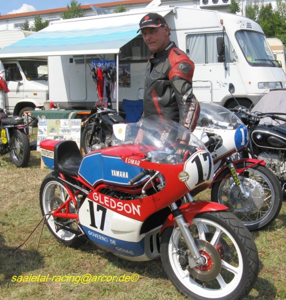 Michel du Maine mit seiner TZ 750
