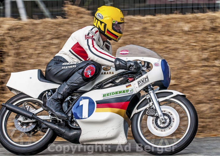 13. Hamburger Stadtpark-Revival 
Dieter Braun,  Yamaha TZ 350, Baujahr: 1978
