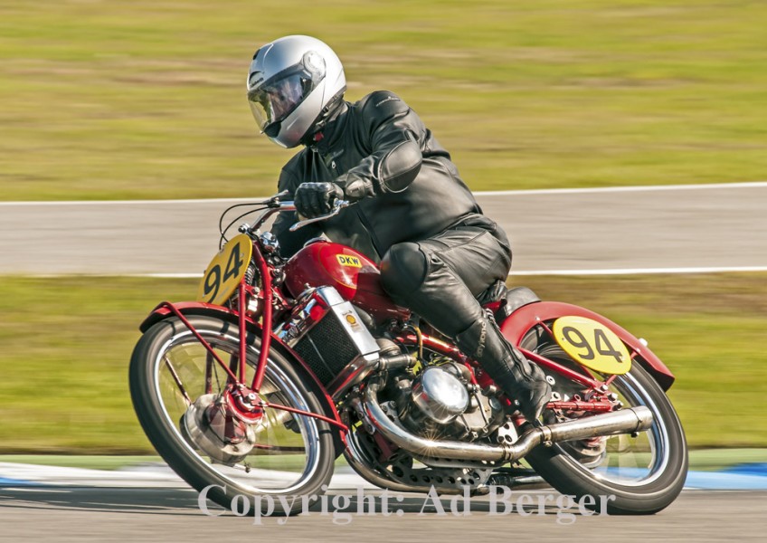 Hockenheim Classics 2012
Ralf Kamann, DKW 500SS, Bj. 1929
