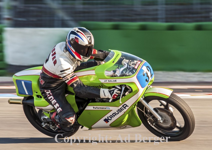 Hockenheim Classics 2012
Stefan Haseneder, Kawasaki KR 350, Bj. 1982, Werksmaschine J.F. Baldé
