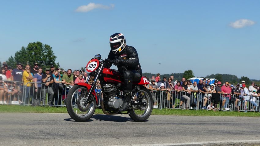 Wolfgang Merk, Yamaha SR 500
