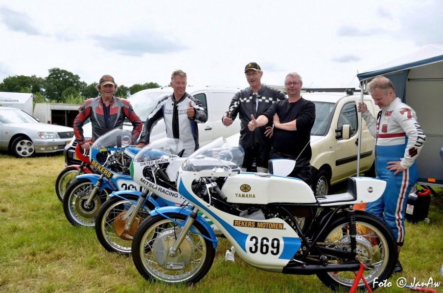 Gramsberger TT 2014-Michel du Maine-Leo Kruijer-Charles Beyen-Coeno van Houten-Gerard Kampen
