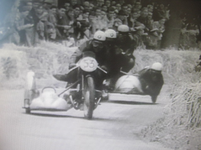 Faust/Remmert (BMW) vor Ziemer/Stern (Gilera) Eilenriede 1954
