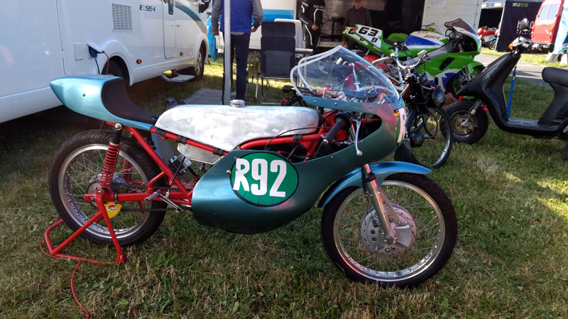 Heinz Paschen seine Originale Maico RS 125.
