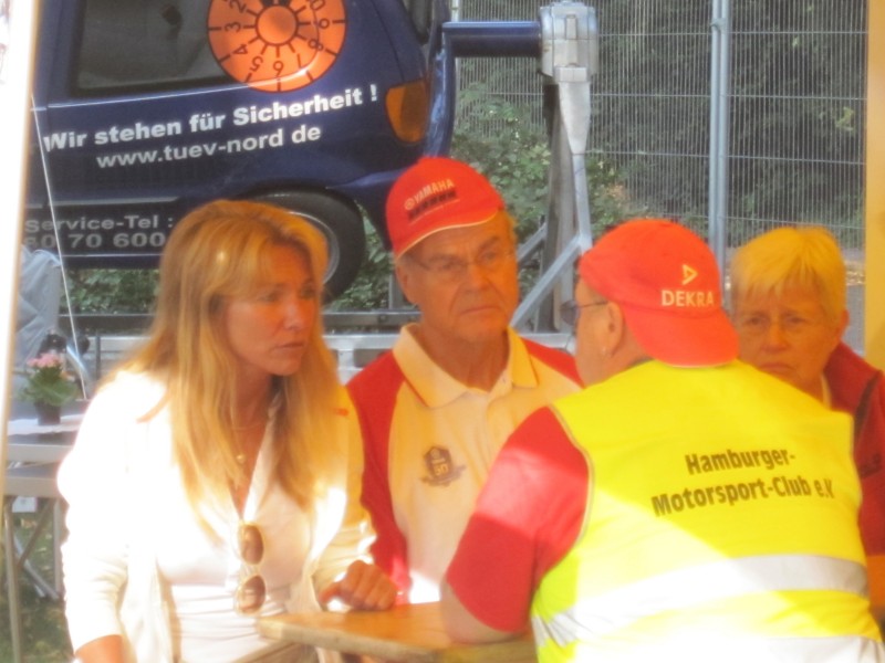 Dieter Braun mit Gattin beim Hamburger Motorrad Club
