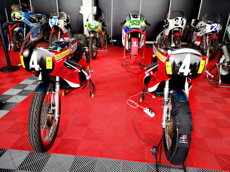 Sachsenring Classic 2022
Bridgestone 125 von Jos Schurgers NED (Original und Replica)

