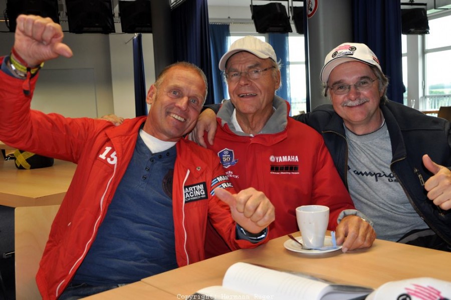 Sachsenring Classic 2015
Herbert Hauf, Dieter Braun, Michael Sonnick
