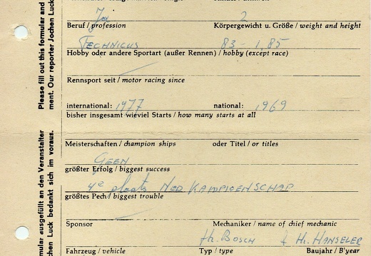 Borrenbergs Richard NL Lelystad Kawa Egli 1980