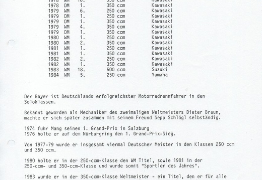 Mang Toni D 1985 Portrait Motorrad WM 05