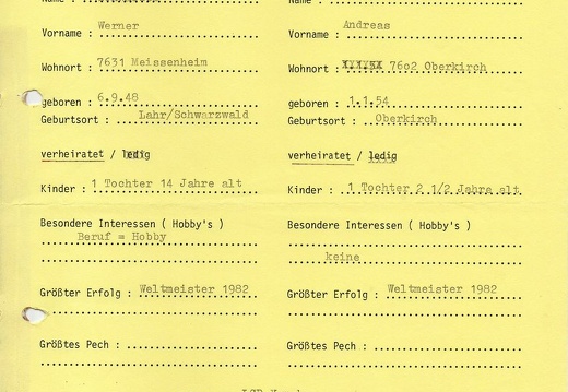 Schwärzel Werner Huber Andreas D Sidecar LCR 1984 Kassel Calden