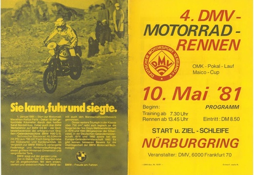 4. DMV Motorrad Rennen Nürburgring